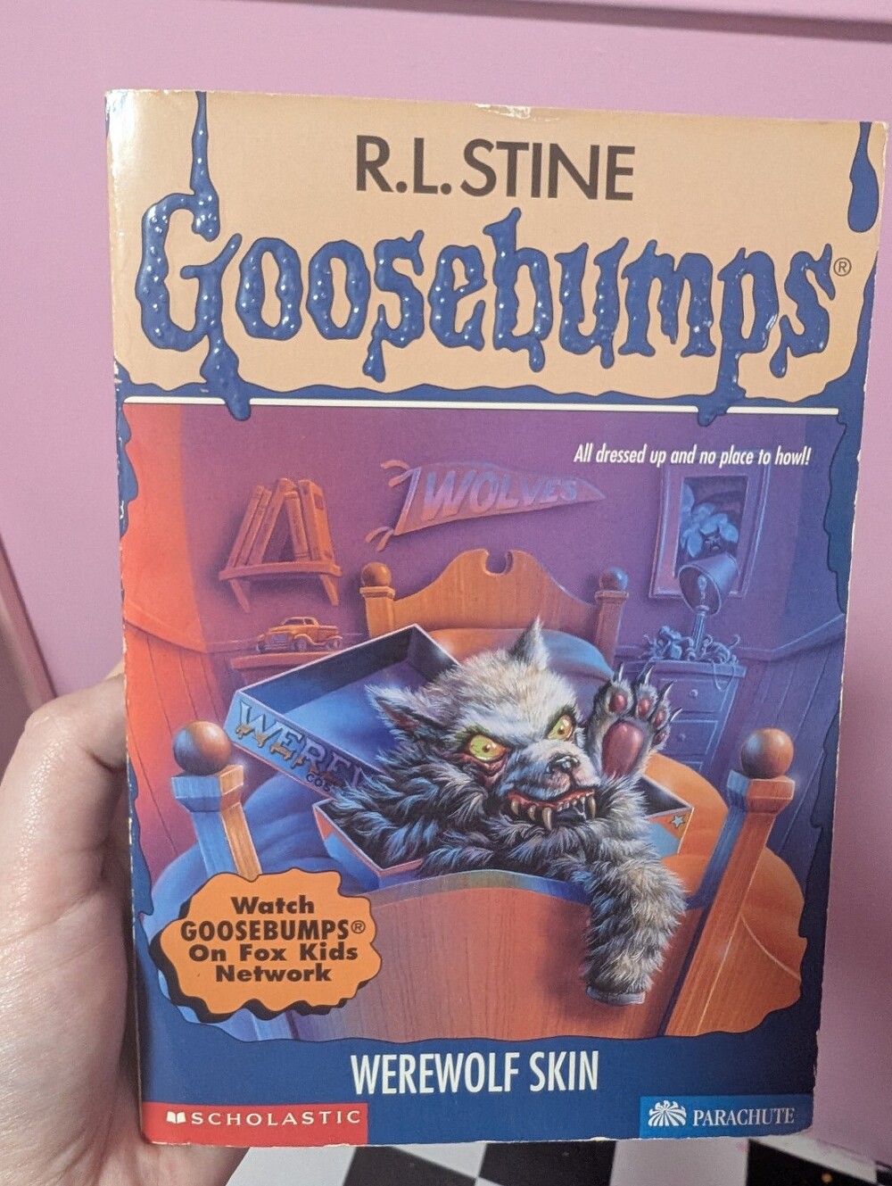 Vintage 90s Goosebumps Werewolf Skin R.L. Stine